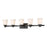 Z-Lite Kayla 5 Light Vanity Light, Bronze, Matte Opal - 7001-5V-BRZ