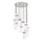 Z-Lite Fontaine 11 Light 26.25" Chandelier, Nickel/Clear Water
