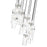 Z-Lite Fontaine 11 Light 26.25" Chandelier, Nickel/Clear Water