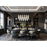 Z-Lite Fontaine 17Lt 44.25" Linear Chandelier, Brass/Clear Water