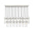 Z-Lite Fontaine 23Lt 54.5" Linear Chandelier, Nickel/Clear Water