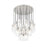 Z-Lite Fontaine 27Lt 39.5" Chandelier, Nickel/Clear Water - 7002P5-27R-BN