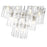 Z-Lite Fontaine 27 Light 39.5" Chandelier, Nickel/Clear Water
