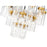 Z-Lite Fontaine 27 Light 39.5" Chandelier, Rubbed Brass/Clear Water