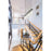 Z-Lite Fontaine 7 Light 56.75" Linear Chandelier, Black/Clear Water
