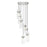 Z-Lite Fontaine 7 Light 19.5" Chandelier, Brushed Nickel/Clear Water