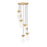 Z-Lite Fontaine 7 Light 19.5" Chandelier, Rubbed Brass/Clear Water