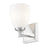 Z-Lite Oren 1 Light Vanity, Brushed Nickel/Matte Opal