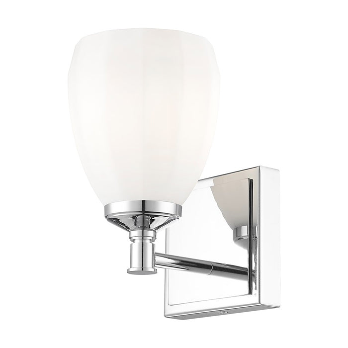 Z-Lite Oren 1 Light Vanity, Chrome /Matte Opal