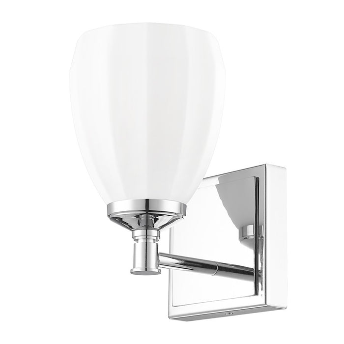 Z-Lite Oren 1 Light Vanity, Chrome /Matte Opal