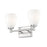 Z-Lite Oren 2 Light Vanity, Brushed Nickel/Matte Opal