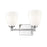 Z-Lite Oren 2 Light Vanity, Chrome /Matte Opal - 7004-2V-CH