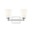 Z-Lite Oren 2 Light Vanity, Chrome /Matte Opal