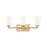 Z-Lite Oren 3 Light Vanity, Modern Gold/Matte Opal