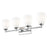Z-Lite Oren 4 Light Vanity, Chrome /Matte Opal