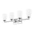 Z-Lite Oren 4 Light Vanity, Chrome /Matte Opal