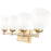 Z-Lite Oren 4 Light Vanity, Modern Gold/Matte Opal