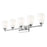 Z-Lite Oren 5 Light Vanity, Chrome /Matte Opal