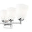 Z-Lite Oren 5 Light Vanity, Chrome /Matte Opal