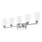 Z-Lite Oren 5 Light Vanity, Chrome /Matte Opal