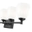 Z-Lite Oren 5 Light Vanity, Matte Black/Matte Opal