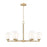 Z-Lite Oren 6 Light Chandelier, Modern Gold/Matte Opal - 7004-6MGLD