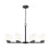 Z-Lite Oren 8 Light Chandelier, Matte Black/Matte Opal - 7004-8MB