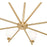 Z-Lite Oren 8 Light Chandelier, Modern Gold/Matte Opal