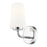Z-Lite Montford 1 Light Wall Sconce, Chrome/Matte Opal