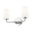 Z-Lite Montford 2 Light Vanity, Chrome/Matte Opal