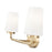 Z-Lite Montford 2 Light Vanity, Modern Gold/Matte Opal