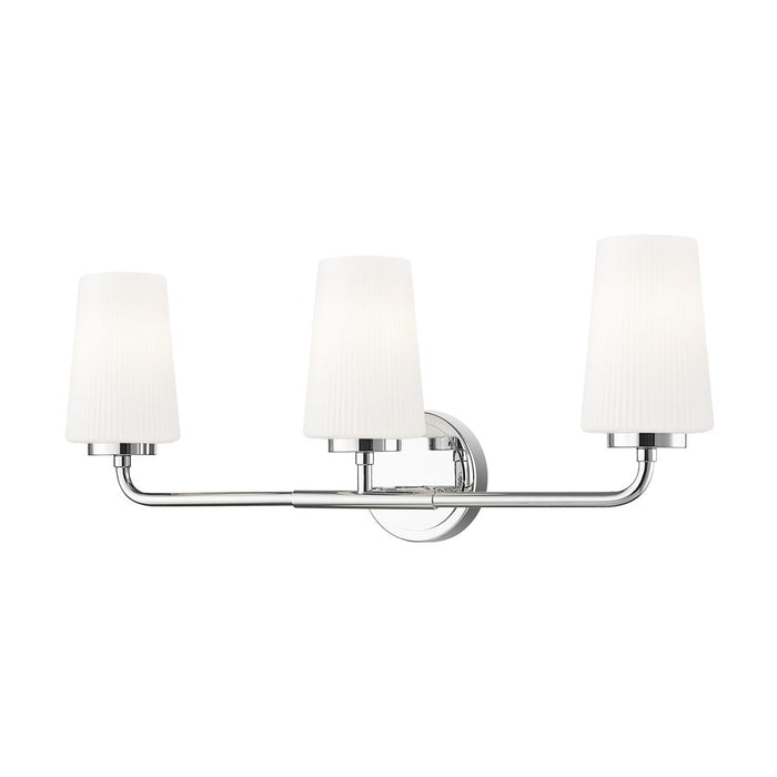 Z-Lite Montford 3 Light Vanity, Chrome/Matte Opal - 7005-3V-CH