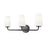 Z-Lite Montford 3 Light Vanity, Matte Black/Matte Opal - 7005-3V-MB