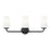 Z-Lite Montford 3 Light Vanity, Matte Black/Matte Opal