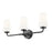 Z-Lite Montford 3 Light Vanity, Matte Black/Matte Opal