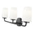 Z-Lite Montford 3 Light Vanity, Matte Black/Matte Opal