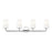 Z-Lite Montford 4 Light Vanity, Chrome/Matte Opal