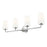 Z-Lite Montford 4 Light Vanity, Chrome/Matte Opal