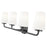 Z-Lite Montford 4 Light Vanity, Matte Black/Matte Opal