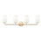Z-Lite Montford 4 Light Vanity, Modern Gold/Matte Opal
