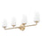Z-Lite Montford 4 Light Vanity, Modern Gold/Matte Opal
