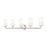 Z-Lite Montford 5 Light Vanity, Brushed Nickel/Matte Opal - 7005-5V-BN