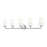 Z-Lite Montford 5 Light Vanity, Chrome/Matte Opal - 7005-5V-CH