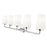 Z-Lite Montford 5 Light Vanity, Chrome/Matte Opal