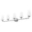 Z-Lite Montford 5 Light Vanity, Chrome/Matte Opal