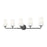 Z-Lite Montford 5 Light Vanity, Matte Black/Matte Opal - 7005-5V-MB
