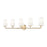 Z-Lite Montford 5 Light Vanity, Modern Gold/Matte Opal - 7005-5V-MGLD