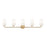 Z-Lite Montford 5 Light Vanity, Modern Gold/Matte Opal