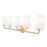 Z-Lite Montford 5 Light Vanity, Modern Gold/Matte Opal