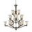 Z-Lite Lagoon 15 Light Chandelier, Brushed Nickel, Matte Opal - 704-15-BN